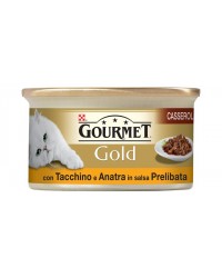 Purina Nestlè Gourmet Gold CASSEROLE CON ANATRA E TACCHINO IN SALSA 85gr