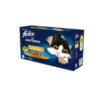 Purina Felix selezioni varietà con gelatina confezione da 12 bustine da 85 gr