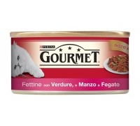Purina Gourmet 195gr - fettine con verdure con manzo e fegato