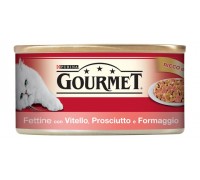 Purina Gourmet 195gr fettine con formaggio con vitello e prosciutto