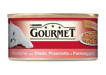 Purina Gourmet 195gr fettine con formaggio con vitello e prosciutto
