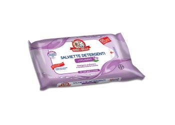 Bayer - Salviette Detergenti ciclamino per cani 50 pz