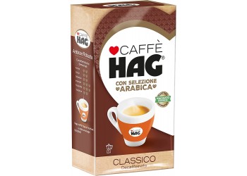 Caffè hag classico decaffeinato selezione Arabica da 250 gr