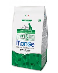 Monge Superpremium Maxi Puppy & Junior Ricco di Pollo da 12 kg 
