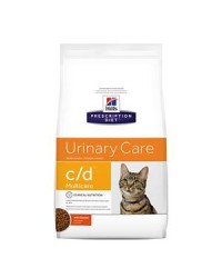 Hill's Prescription Diet c/d Urinary Care Multicare Feline Pollo 1,5 kg secco gatto 