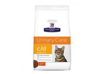 Hill's Prescription Diet c/d Urinary Care Multicare Feline Pollo 1,5 kg secco gatto 