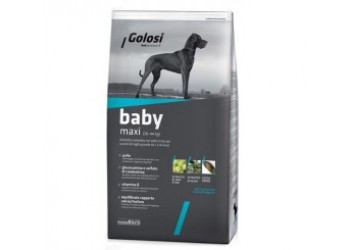 Golosi Baby maxi con pollo e riso per cuccioli di taglia grande da 1 a 16 mesi da kg 12