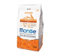 MONGE SUPERPREMIUM All Breeds Adult Anatra, Riso e Patate da kg 2,5 cane