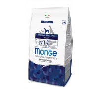 Monge SUPERPREMIUM MEDIUM Adult da 3 kg disp.nel formato da 12 kg 