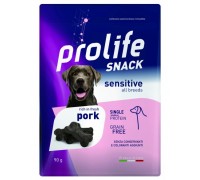 Prolife Dog Snack Sensitive Grain Free Maiale 90 gr