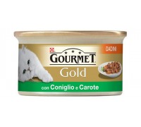 Purina Nestlè Gourmet Gold Dadini in salsa gr 85 con CONIGLIO E CAROTE