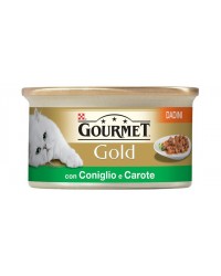 Purina Nestlè Gourmet Gold Dadini in salsa gr 85 con CONIGLIO E CAROTE