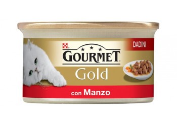 Purina Nestlè Gourmet Gold Dadini in salsa gr 85 con MANZO