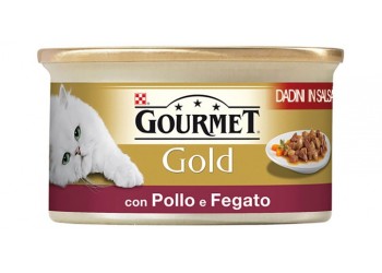 Purina Nestlè Gourmet Gold Dadini in salsa gr 85 con POLLO E FEGATO