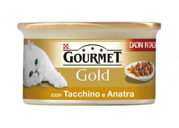 Purina Nestlè Gourmet Gold Dadini in salsa gr 85 con TACCHINO E ANATRA