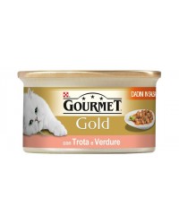 Purina Nestlè Gourmet Gold Dadini in salsa gr 85 con TROTA E VERDURE