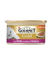 Purina Nestlè Gourmet Gold Dadini in salsa gr 85 con VITELLO E VERDURE