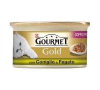 Purina Nestlè Gourmet Gold Doppio Piacere gr 85 con CONIGLIO E FEGATO