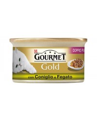 Purina Nestlè Gourmet Gold Doppio Piacere gr 85 con CONIGLIO E FEGATO