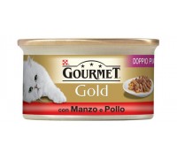 Purina Nestlè Gourmet Gold Doppio Piacere gr 85 con MANZO E POLLO