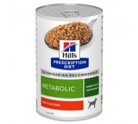 Hill's Prescription Diet Metabolic Canine Original Perdita e Mantenimento Aromatizzato con Pollo 370 gr Umido