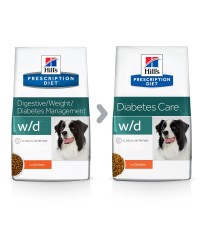 Hill’s Prescription Diet W/D Alimento per Cani con Pollo secco da kg 12