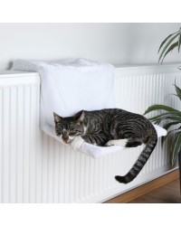 Cuccia per Gatti Trixie Amaca per radiatori in peluche Bianco Lana