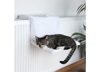 Cuccia per Gatti Trixie Amaca per radiatori in peluche Bianco Lana