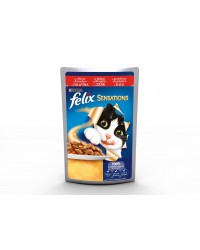 Purina Felix Sensations con Manzo in gelatina con Pomodoro