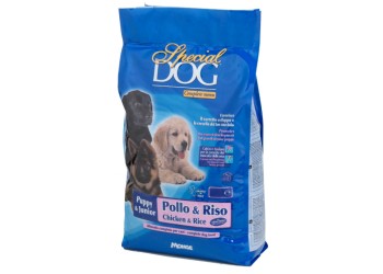 Monge SPECIAL DOG Crocchette Puppy & Junior con pollo e riso da 15 kg