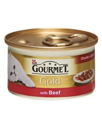 Purina Nestlè Gourmet Gold MOUSSE CON MANZO 85gr