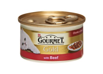 Purina Nestlè Gourmet Gold MOUSSE CON MANZO 85gr