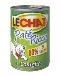 Monge Lechat Patè Ricco Paté con coniglio 400 gr