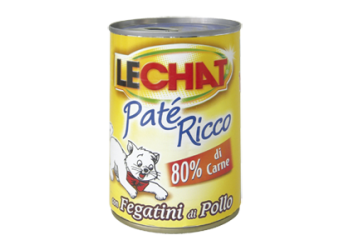 Monge Lechat Patè Ricco Paté con fegatini di pollo 400 gr