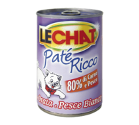 Monge Lechat Patè Ricco Paté con orata e pesce bianco 400 gr