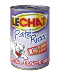 Monge Lechat Patè Ricco Paté con orata e pesce bianco 400 gr