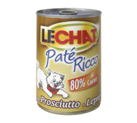 Monge Lechat Patè Ricco Paté con prosciutto e lepre 400 gr