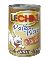 Monge Lechat Patè Ricco Paté con prosciutto e lepre 400 gr