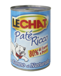 Monge Lechat Patè Ricco Paté con tonno al naturale 400 gr