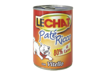 Monge Lechat Patè Ricco Paté con vitello 400 gr