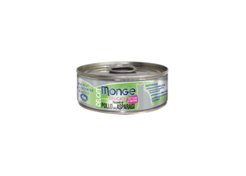 Monge Superpremium Delicate - Pezzetti di pollo con asparagi 80 gr