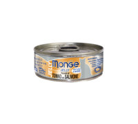 Monge Superpremium Jelly Pezzetti di tonno bonito con pregiato salmone in gelatina 80 gr