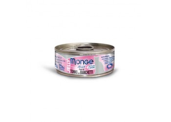 Monge Superpremium Jelly Pezzetti di Tonno del Pacifico con Squisiti Gamberetti in Gelatina 80 gr