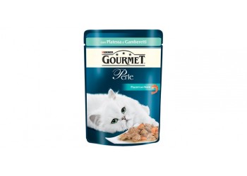 Purina Gourmet Perle Piaceri Del Mare Gr.85 con platessa e gamberetti interi