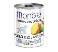 Monge SUPERPREMIUM Monoproteico Pollo, riso e ananas 400 gr