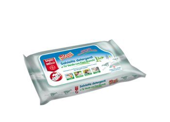 Bayer Salviette Detergenti thè verde con fiori bianchi per cane  50 pz