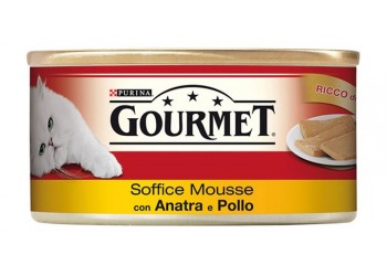 Purina Gourmet 195gr - soffice mousse con anatra e pollo