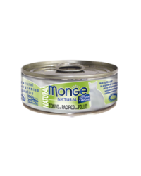 Monge Superpremium Cotti al vapore natural Tonno del Pacifico con pollo 80 gr