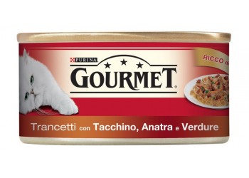 Purina Gourmet 195gr trancetti in gelee con anatra tacchino e verdure